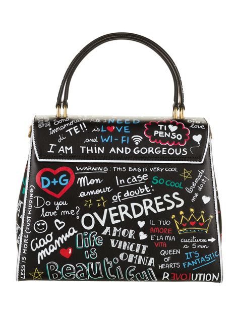 dolce & gabbana graffiti bag|women dolce.